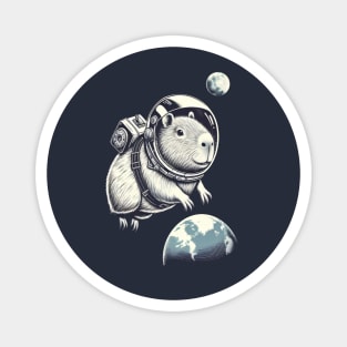 Space Capybara Magnet